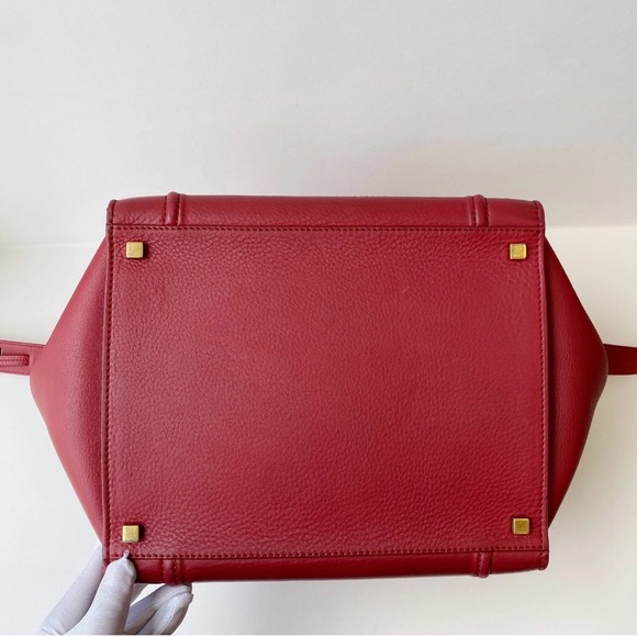 Celine Phantom Luggage Red - Picture 7 of 12